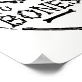 カイロプラクター私は患者を骨に愛する ポスター (角)