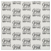 カイロプラクター脊椎が神経に障るのを防ぐ ファブリック (見本)