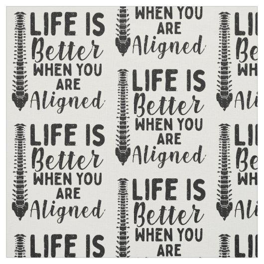 カイロプラクター脊椎医師の生活が整っている ファブリック (見本)