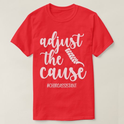 カイロプラクター補助贈与カイロプラクティック補助人 Tシャツ (デザイン正面)