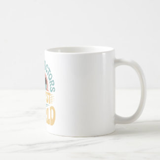 カイロプラクター調整のワールドレトロデザイン コーヒーマグカップ