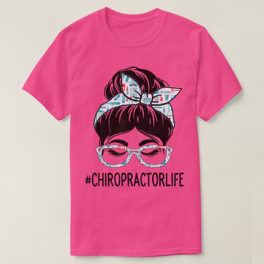 カイロプラクター週間感謝デー女性のルーズな髪 Tシャツ (デザイン正面)