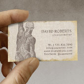 カイロプラクター金ゴールドグランジフレームアポイントメント 予約カード