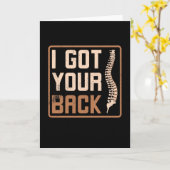 カイロプラクター あなたの背中をサポートします カード (黄色い花)