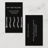 カイロプラクター、カイロプラクティック、医療名刺 名刺 (正面/裏面)