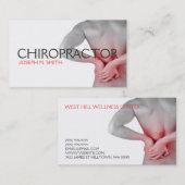 カイロプラクター、カイロプラクティック、医療名刺 名刺 (正面/裏面)