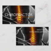 カイロプラクター、カイロプラクティック、医療名刺 名刺 (正面/裏面)
