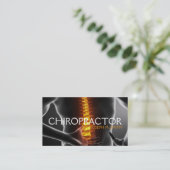 カイロプラクター、カイロプラクティック、医療名刺 名刺 (スタンド正面)