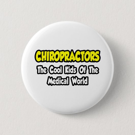 カイロプラクター...クール Kids of Medical World 缶バッジ (正面)