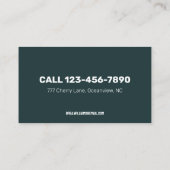 🧘カイロプラクター 名刺 (裏面)