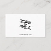 カイロプラクター | 癒しの手 名刺 (裏面)