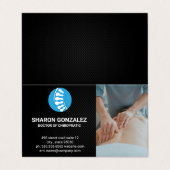 カイロプラクター |脊髄解剖学 名刺 (外部フラット)