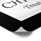 カイロプラクティックが原因ポスターを扱う ポスター (角)