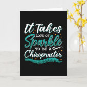 カイロプラクティックには輝くカイロプラクターが多い カード (黄色い花)