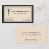 カイロプラクティックのカイロプラクターの名刺 名刺 (正面/裏面)