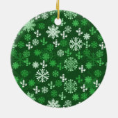 カイロプラクティックのクリスマスのオーナメントの医者 セラミックオーナメント (裏面)