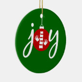 カイロプラクティックのクリスマスのオーナメント セラミックオーナメント (右)
