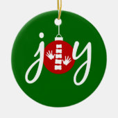 カイロプラクティックのクリスマスのオーナメント セラミックオーナメント (正面)