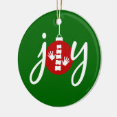 カイロプラクティックのクリスマスのオーナメント セラミックオーナメント (左)