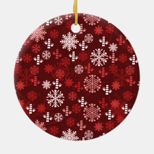 カイロプラクティックのクリスマスのオーナメント セラミックオーナメント (裏面)