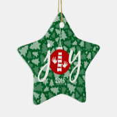 カイロプラクティックのクリスマスの収集できるオーナメント セラミックオーナメント (右)