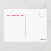 カイロプラクティックのクリスマスカード ポストカード (裏面)