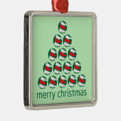 カイロプラクティックのクリスマスツリーのオーナメント メタルオーナメント (右)
