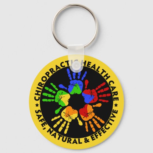カイロプラクティックの健気に康 キーホルダー (正面)