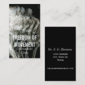 カイロプラクティックの名刺 名刺 (正面/裏面)