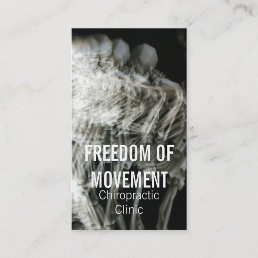 カイロプラクティックの名刺 名刺 (正面)