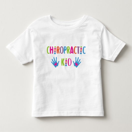 カイロプラクティックの子供のTシャツ トドラーTシャツ (正面)