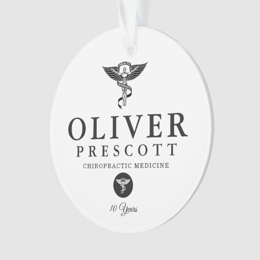 カイロプラクティックの専門の卒業|の退職 オーナメント (正面)
