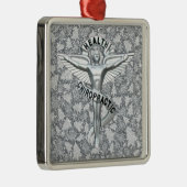 カイロプラクティックの紋章の休日の記念品のオーナメント メタルオーナメント (右)