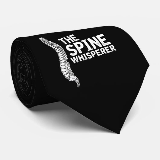 カイロプラクティックの脊柱の囁くもの-おもしろいなカイロプラクター ネクタイ (ロール)