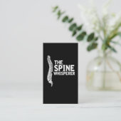 カイロプラクティックの脊柱の囁くもの-おもしろいなカイロプラクター 名刺 (スタンド正面)