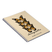 カイロプラクティックの蝶ノート ノートブック (右側)