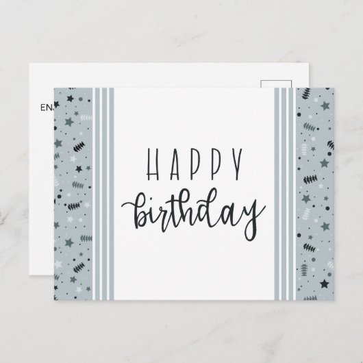 カイロプラクティックの誕生日おめでとう ポストカード (正面/裏面)