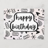 カイロプラクティックの誕生日ポストカード、カイロプラクティック ポストカード (正面)