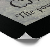 カイロプラクティックは体引用文ことわざ ポスター (角)