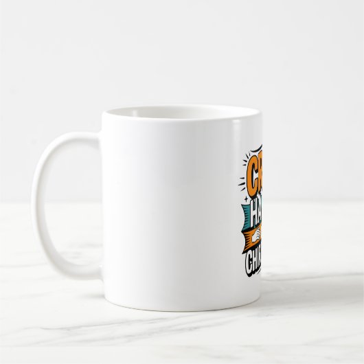 カイロプラクティックを楽しむ 笑いと脊椎のひび コーヒーマグカップ (左)