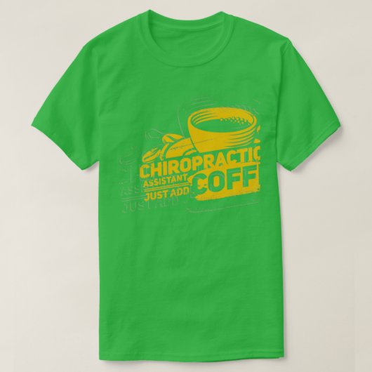 カイロプラクティックアシスタント Tシャツ (デザイン正面)