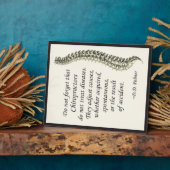 カイロプラクティックアジャストメントパーマー引用文イーゼル フォトプラーク (側面)