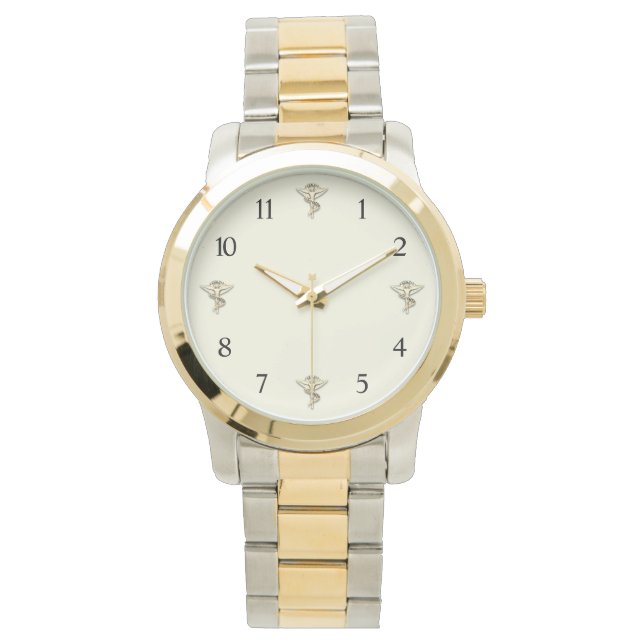 カイロプラクティックエンブレムカイロプラクターポケットウォッチ 腕時計 (正面)