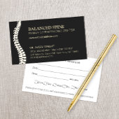 カイロプラクティックカイロプラクターアポイントメントアラーム 名刺