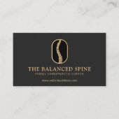 カイロプラクティックカイロプラクターアポイントメントリマインダーバス 名刺 (正面)