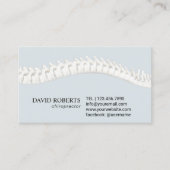 カイロプラクティックカイロプラクターセラピストスパイン調整 予約カード (正面)