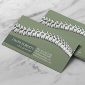 カイロプラクティックカイロプラクターセラピストセージグリーン 予約カード