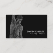 カイロプラクティックカイロプラクターマッサージスパセラピスト 名刺 (正面)