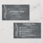 カイロプラクティックカイロプラクターマッサージスパセラピスト 名刺 (正面/裏面)