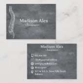 カイロプラクティックカイロプラクターマッサージスパセラピスト 名刺 (正面/裏面)